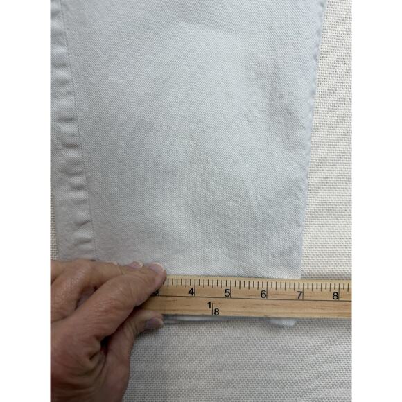 LOFT Size 6 28 Cream Natural The Girlfriend Denim Jeans Utility Classic Autumn - Picture 8 of 14